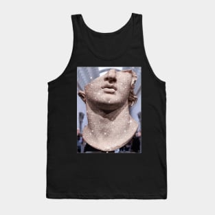 Glitter Greek Roman Vaporwave Statue Collage Aesthetic Tank Top